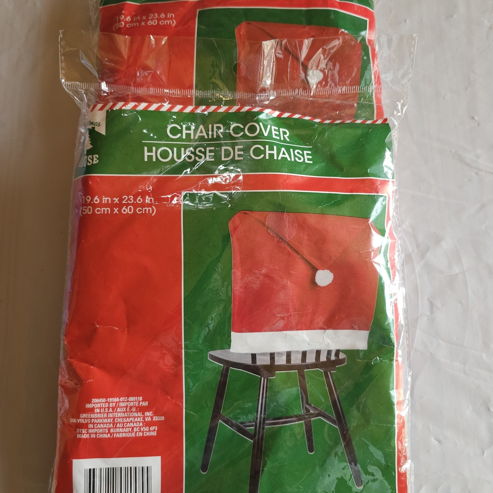New Santa Hat Chair Covers - Set Of 2
